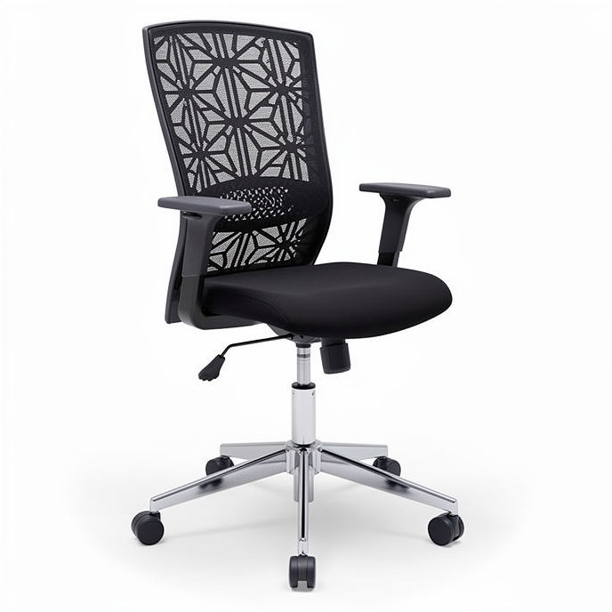 **Technische titel in het Nederlands: Ergonomische bureaustoel met mesh rugleuning en verstelbare armleuningen**